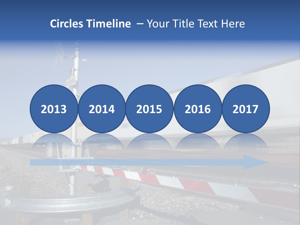 Safety Level Crossing United States Of America PowerPoint Template