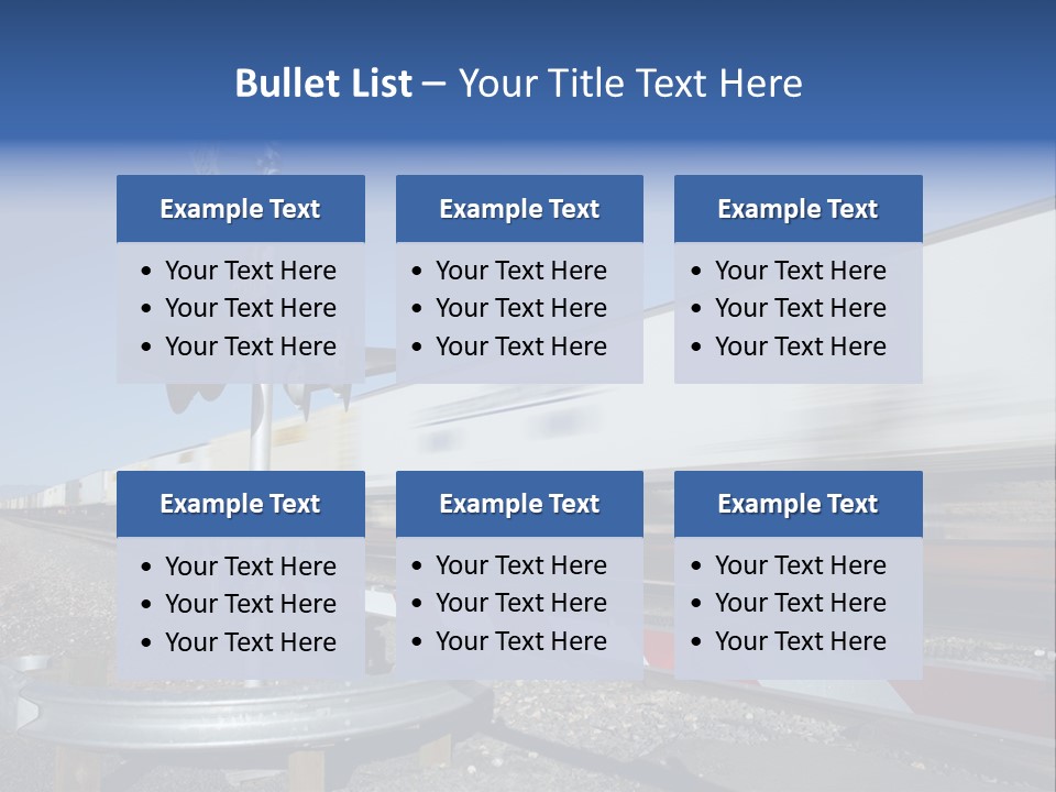 Safety Level Crossing United States Of America PowerPoint Template