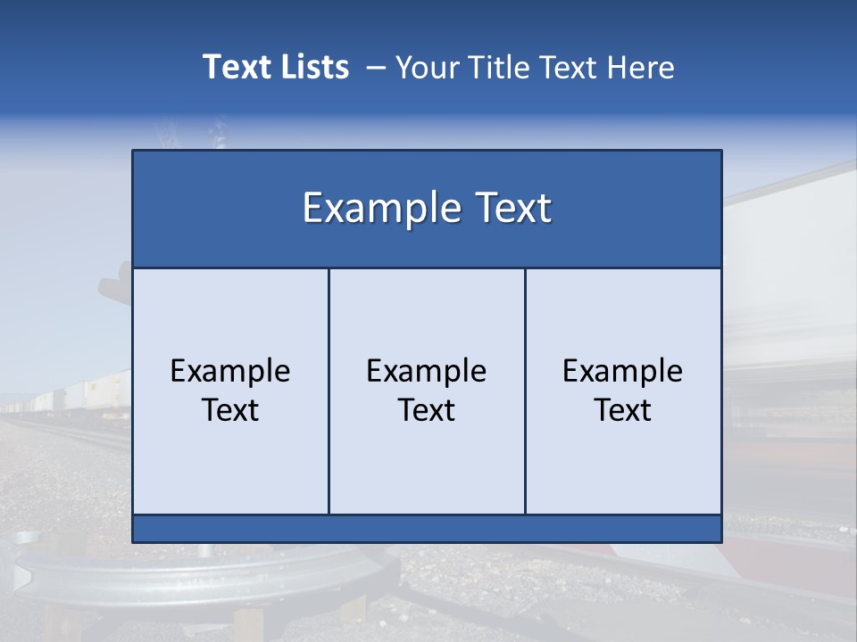 Safety Level Crossing United States Of America PowerPoint Template