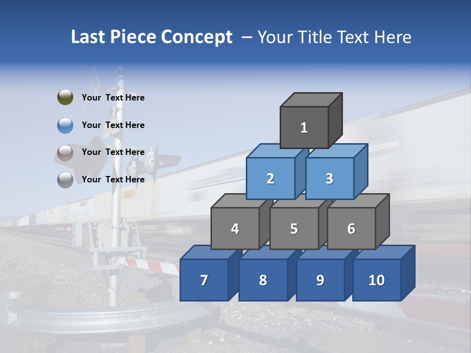 Safety Level Crossing United States Of America PowerPoint Template