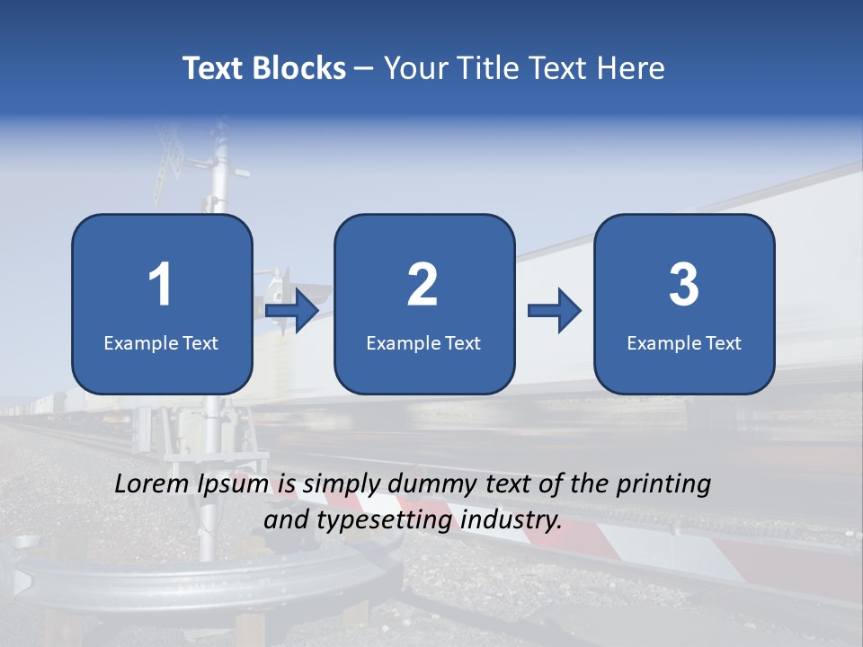 Safety Level Crossing United States Of America PowerPoint Template