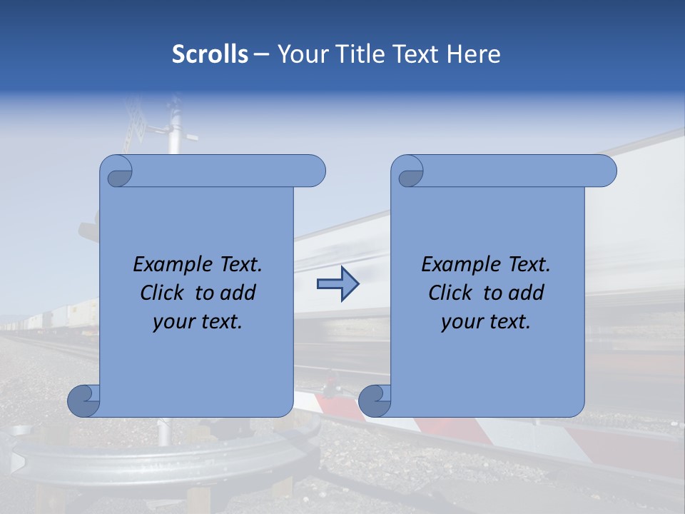 Safety Level Crossing United States Of America PowerPoint Template