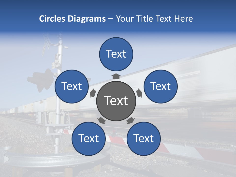 Safety Level Crossing United States Of America PowerPoint Template