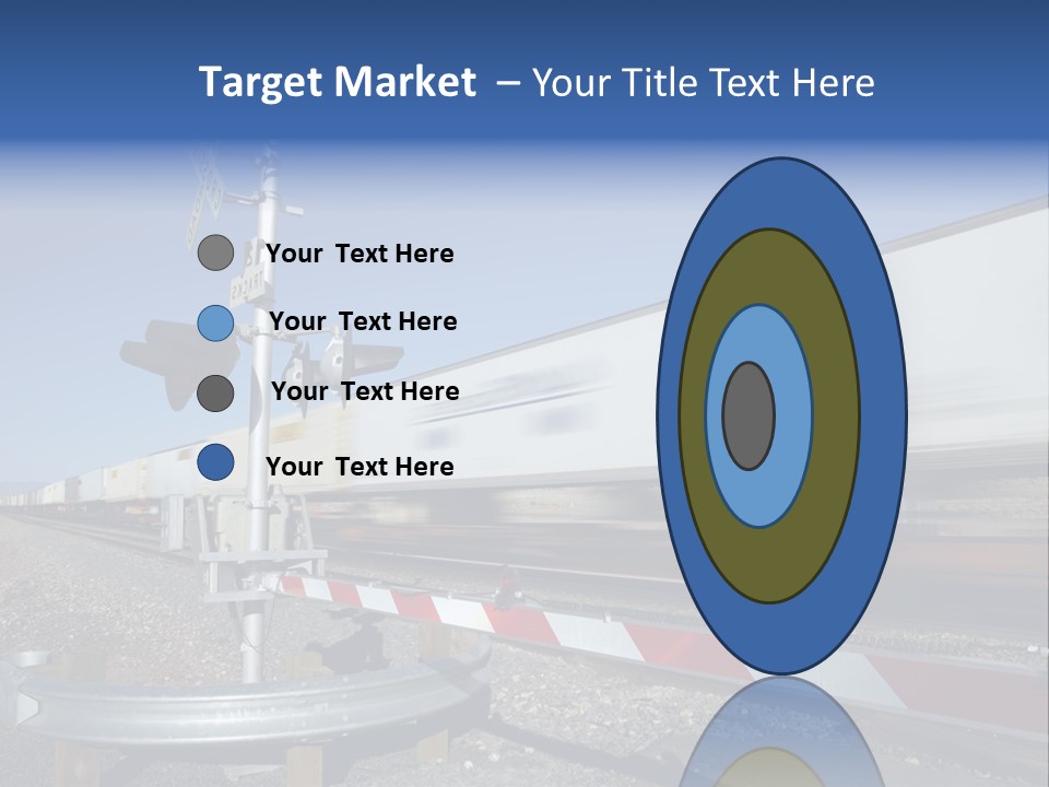 Safety Level Crossing United States Of America PowerPoint Template