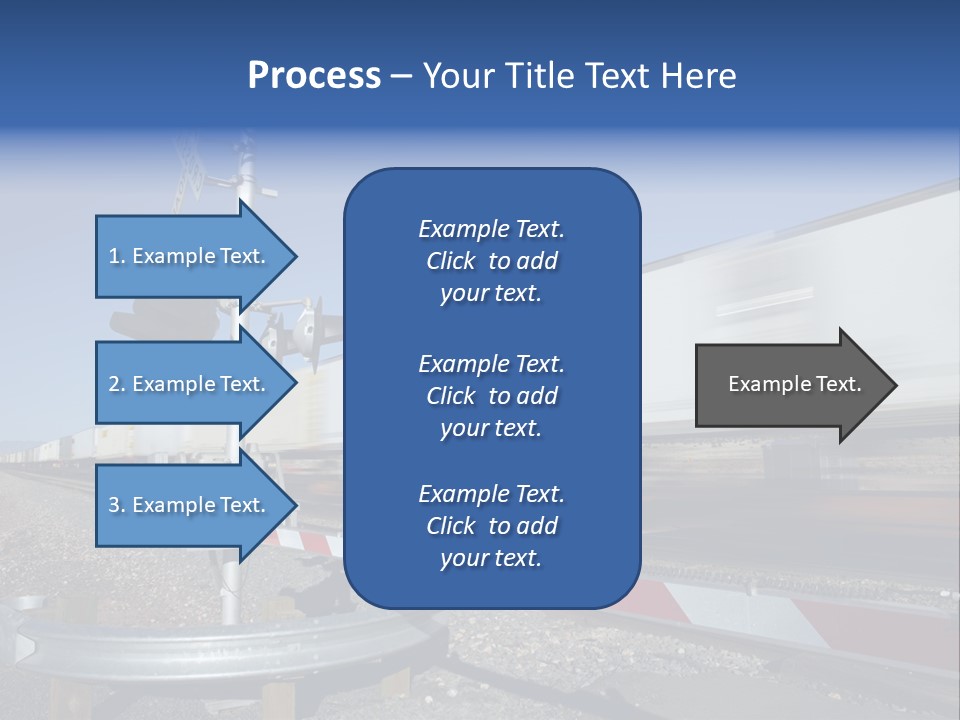 Safety Level Crossing United States Of America PowerPoint Template