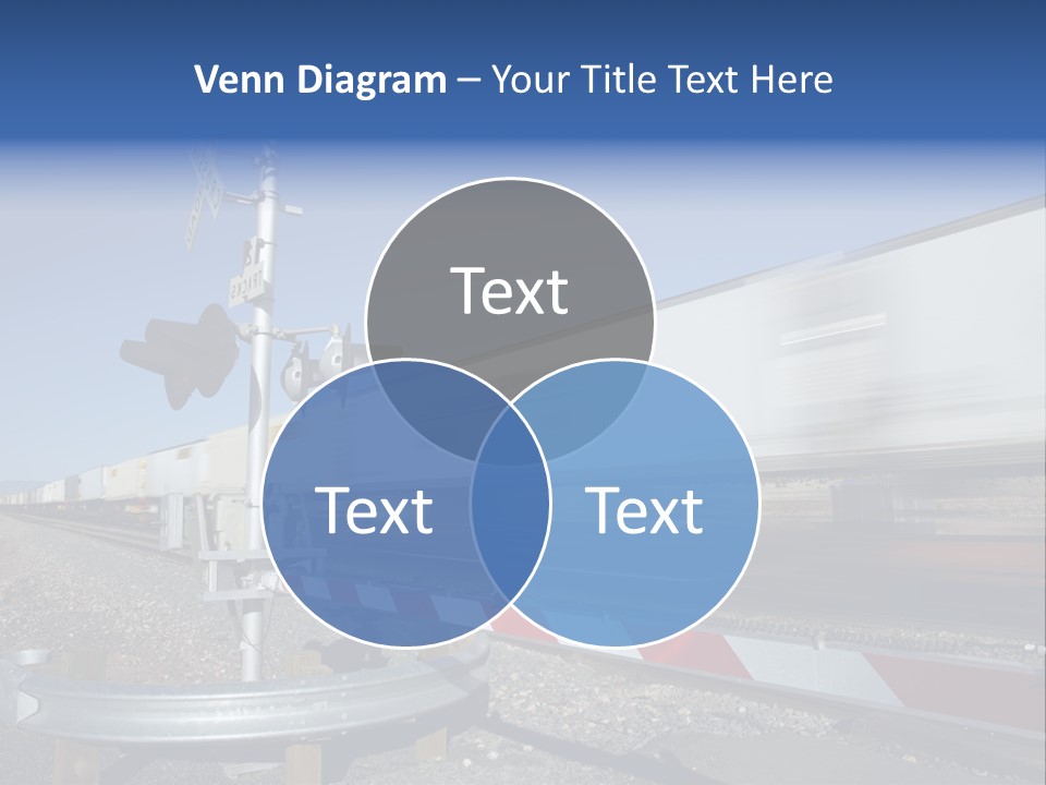 Safety Level Crossing United States Of America PowerPoint Template
