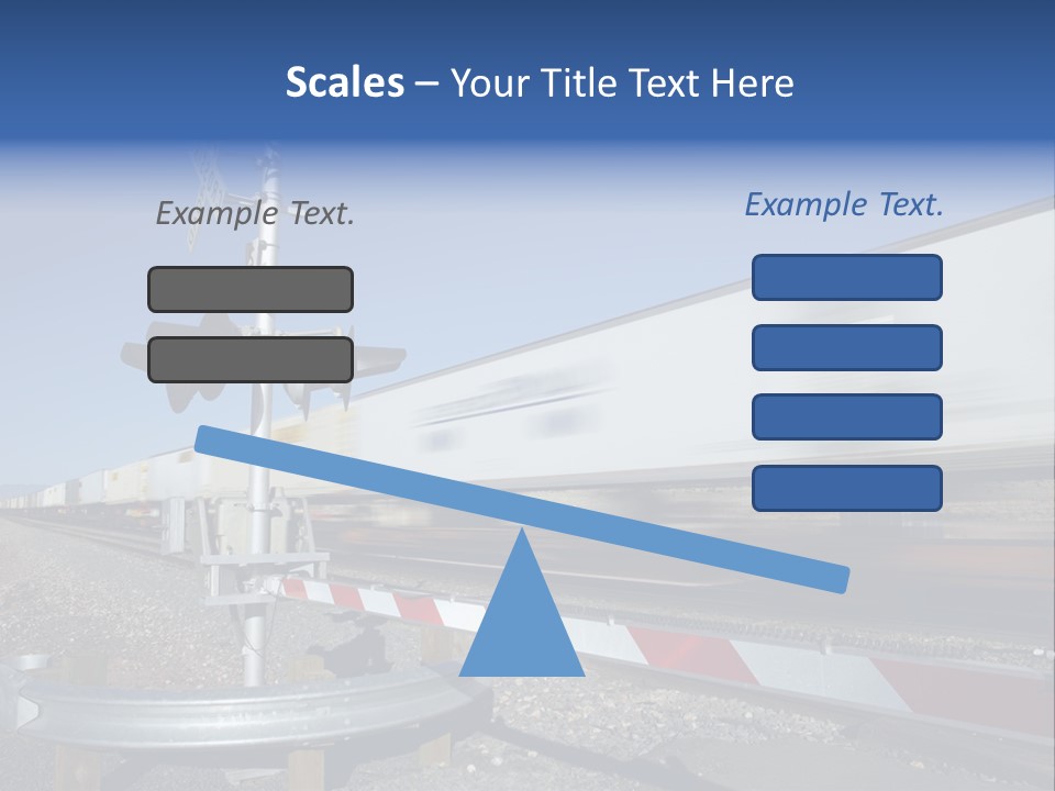 Safety Level Crossing United States Of America PowerPoint Template