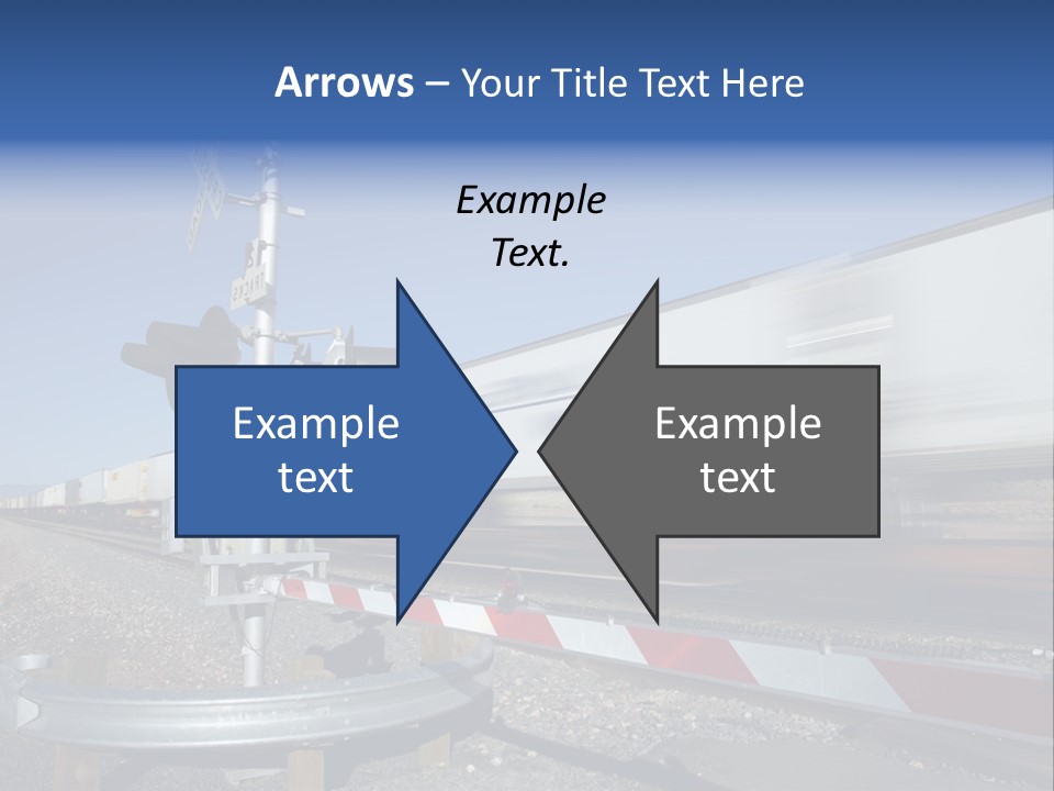 Safety Level Crossing United States Of America PowerPoint Template