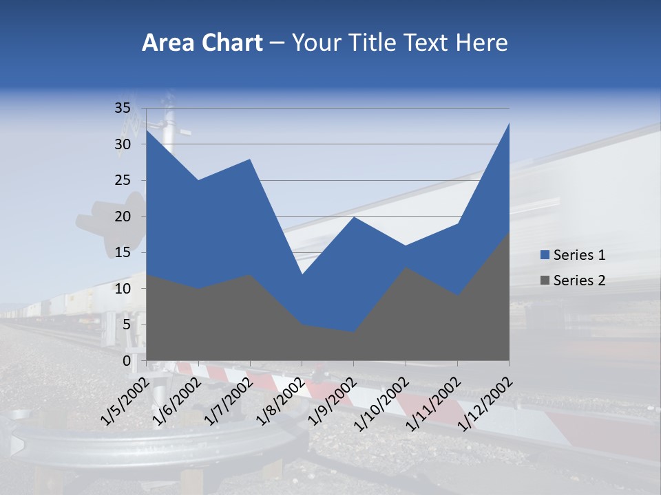 Safety Level Crossing United States Of America PowerPoint Template