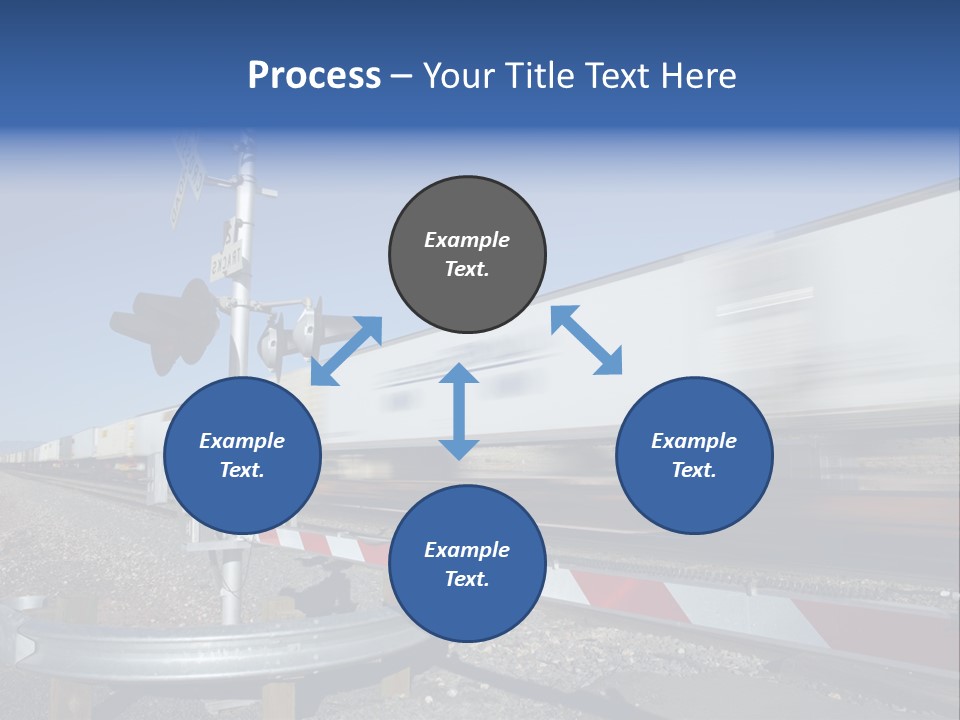 Safety Level Crossing United States Of America PowerPoint Template