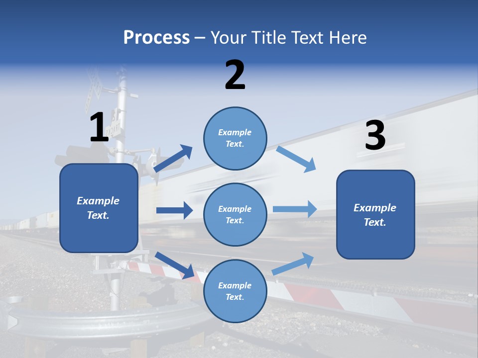 Safety Level Crossing United States Of America PowerPoint Template
