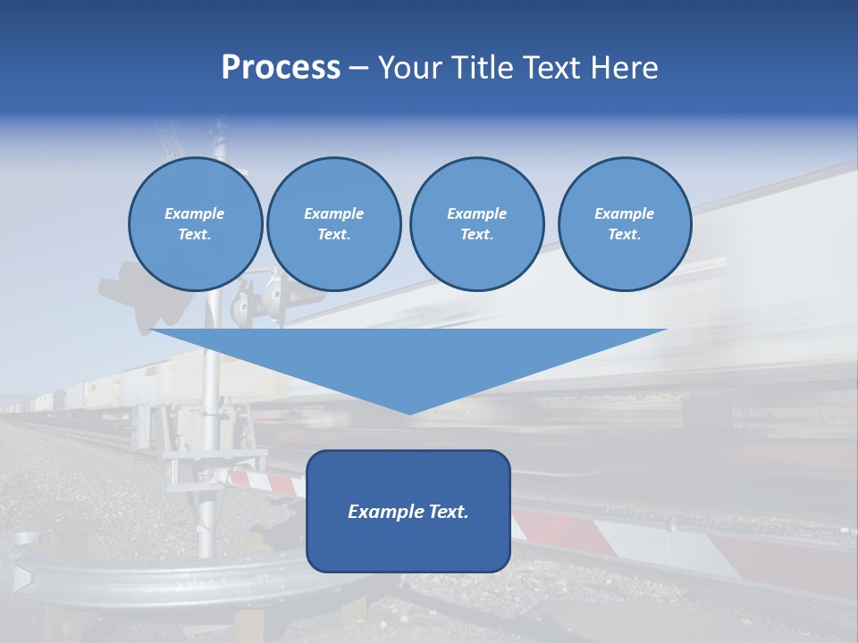 Safety Level Crossing United States Of America PowerPoint Template
