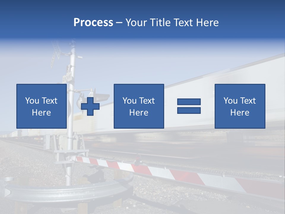 Safety Level Crossing United States Of America PowerPoint Template