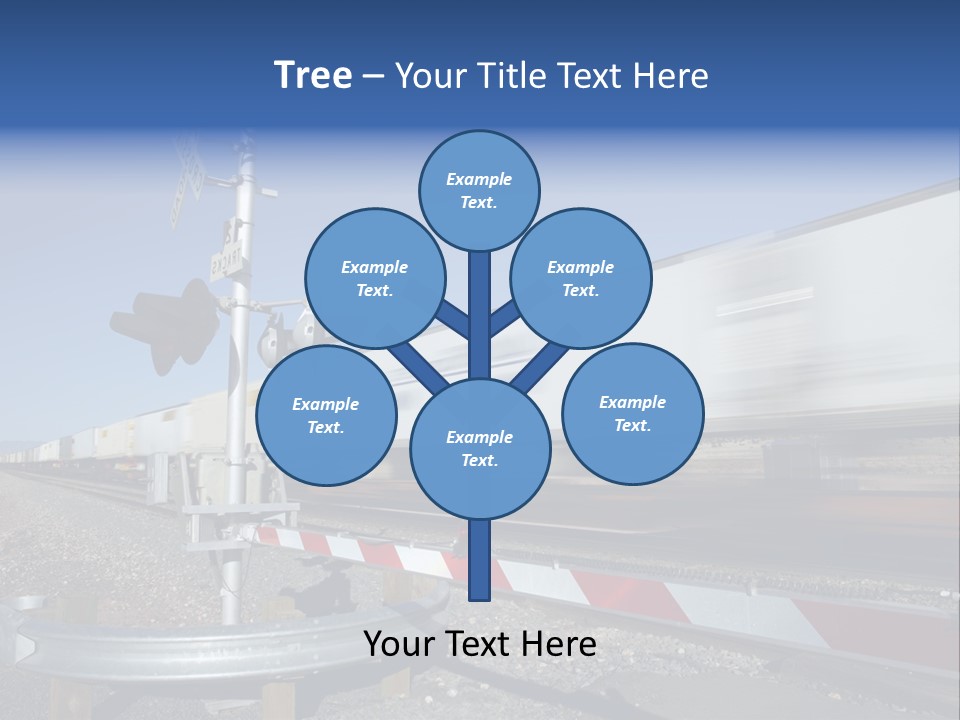 Safety Level Crossing United States Of America PowerPoint Template