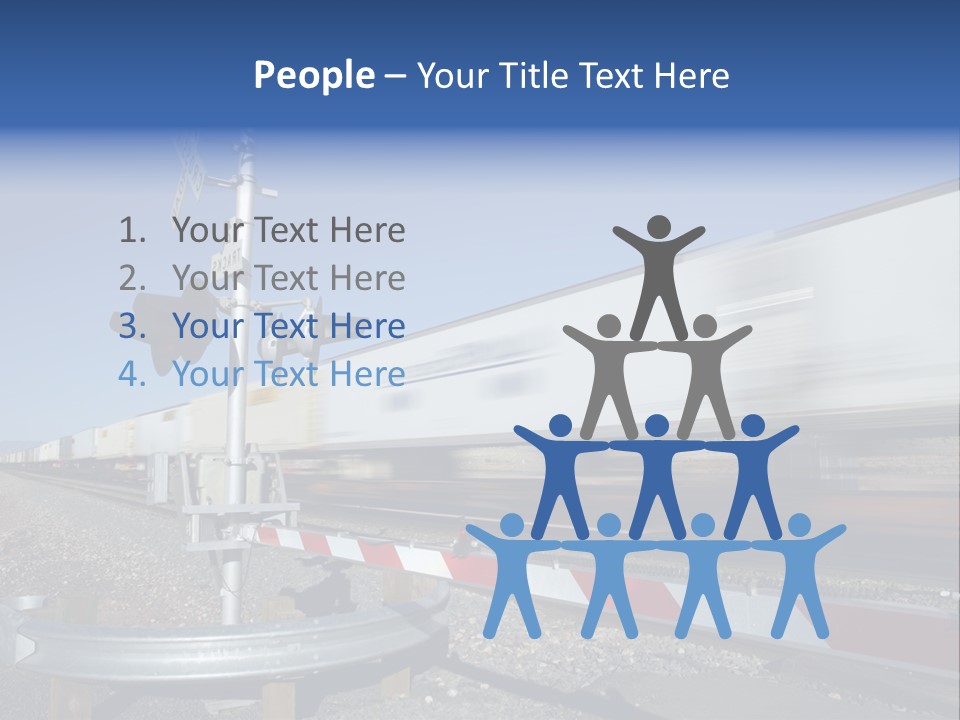Safety Level Crossing United States Of America PowerPoint Template