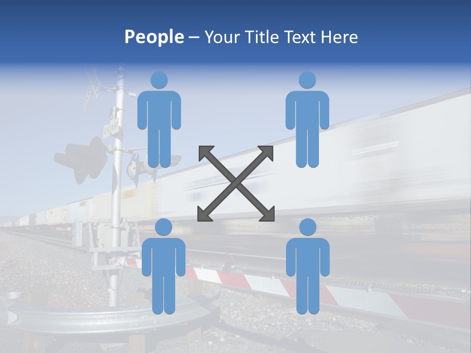 Safety Level Crossing United States Of America PowerPoint Template