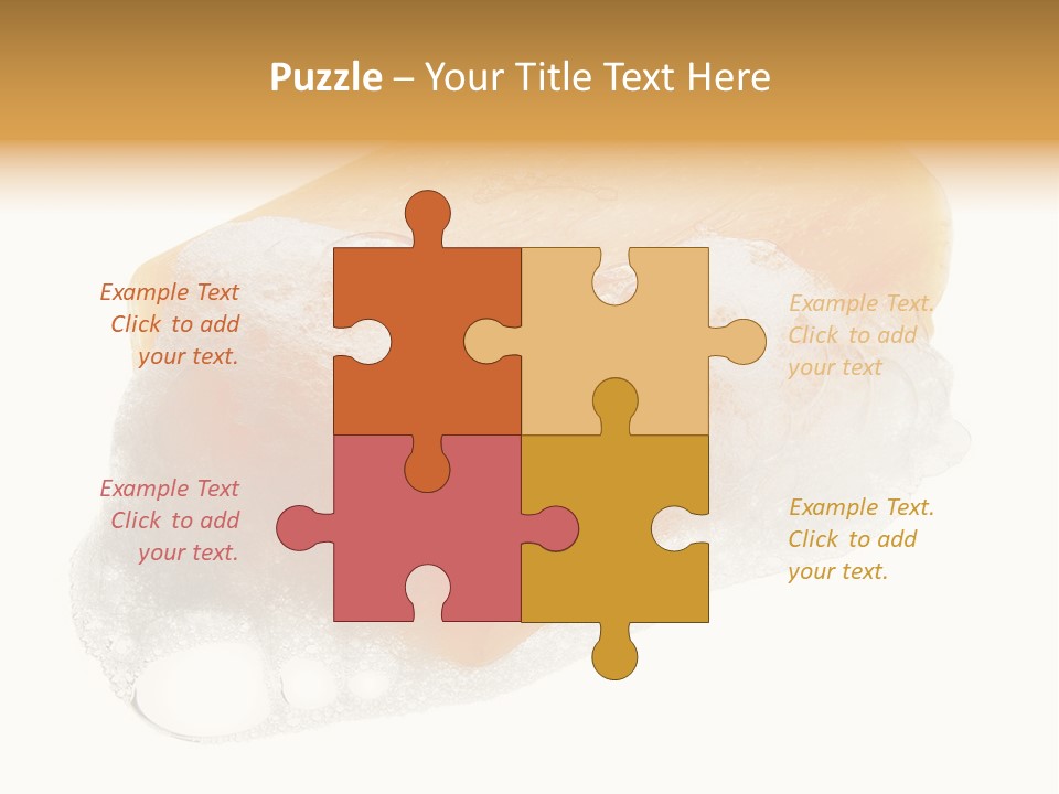 A Piece Of Soap With Bubbles On It PowerPoint Template