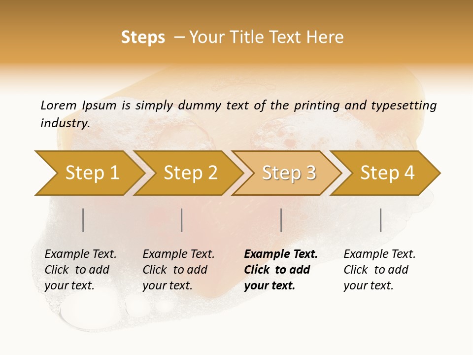 A Piece Of Soap With Bubbles On It PowerPoint Template
