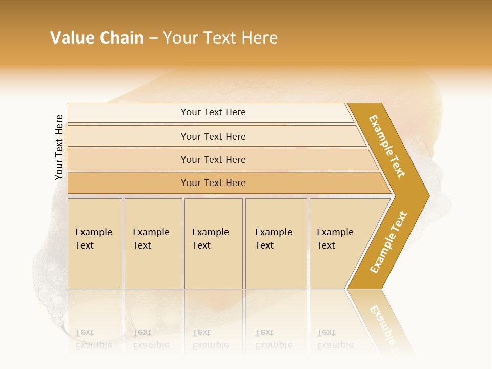A Piece Of Soap With Bubbles On It PowerPoint Template