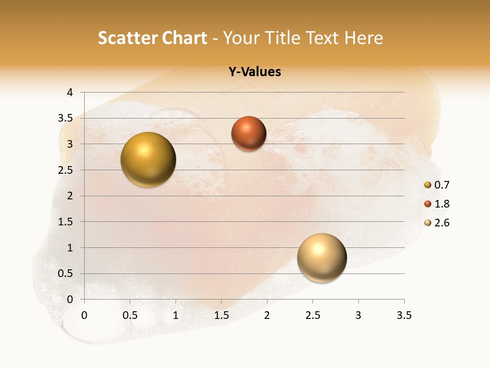 A Piece Of Soap With Bubbles On It PowerPoint Template