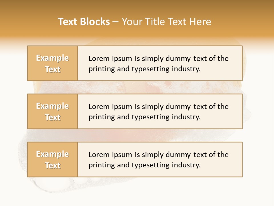 A Piece Of Soap With Bubbles On It PowerPoint Template