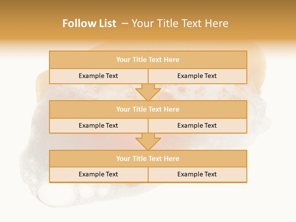 A Piece Of Soap With Bubbles On It PowerPoint Template