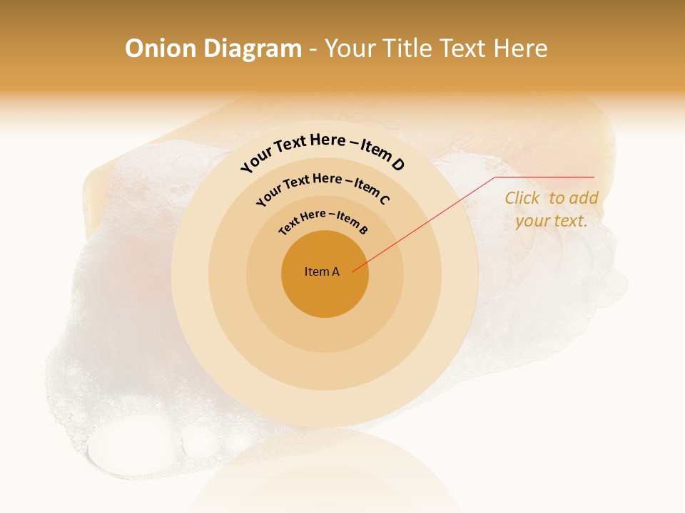 A Piece Of Soap With Bubbles On It PowerPoint Template