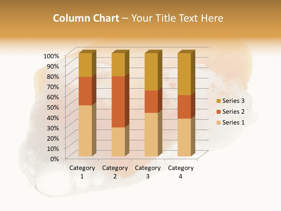 A Piece Of Soap With Bubbles On It PowerPoint Template