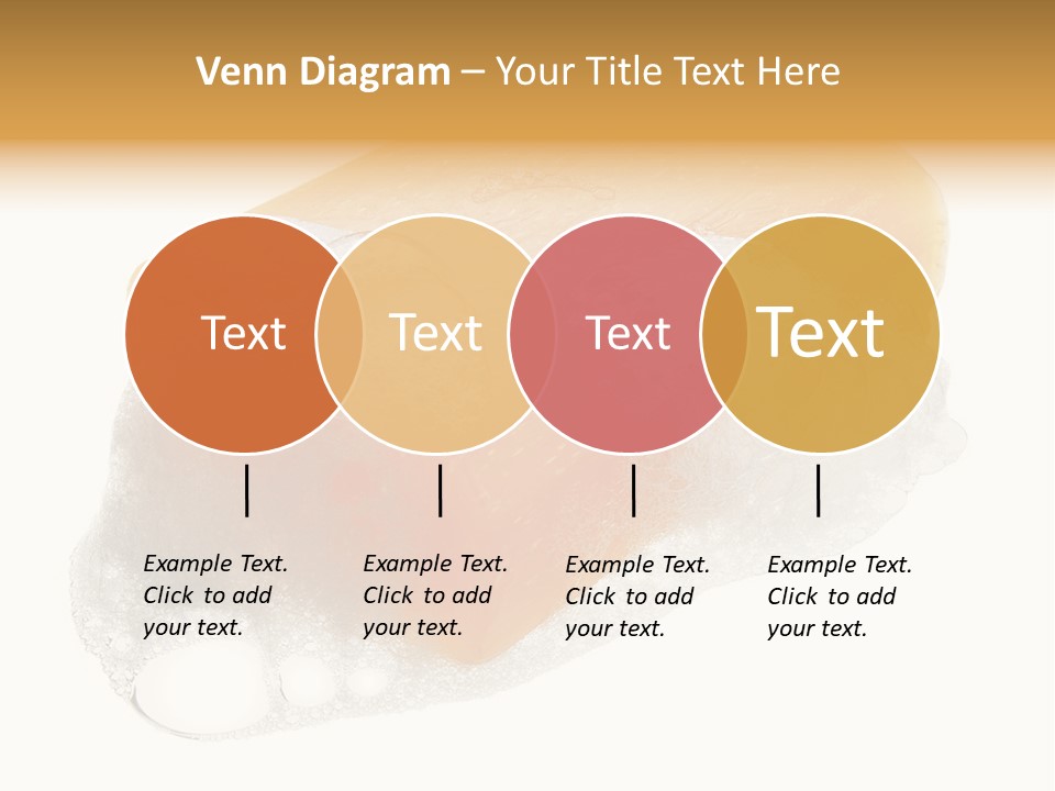 A Piece Of Soap With Bubbles On It PowerPoint Template