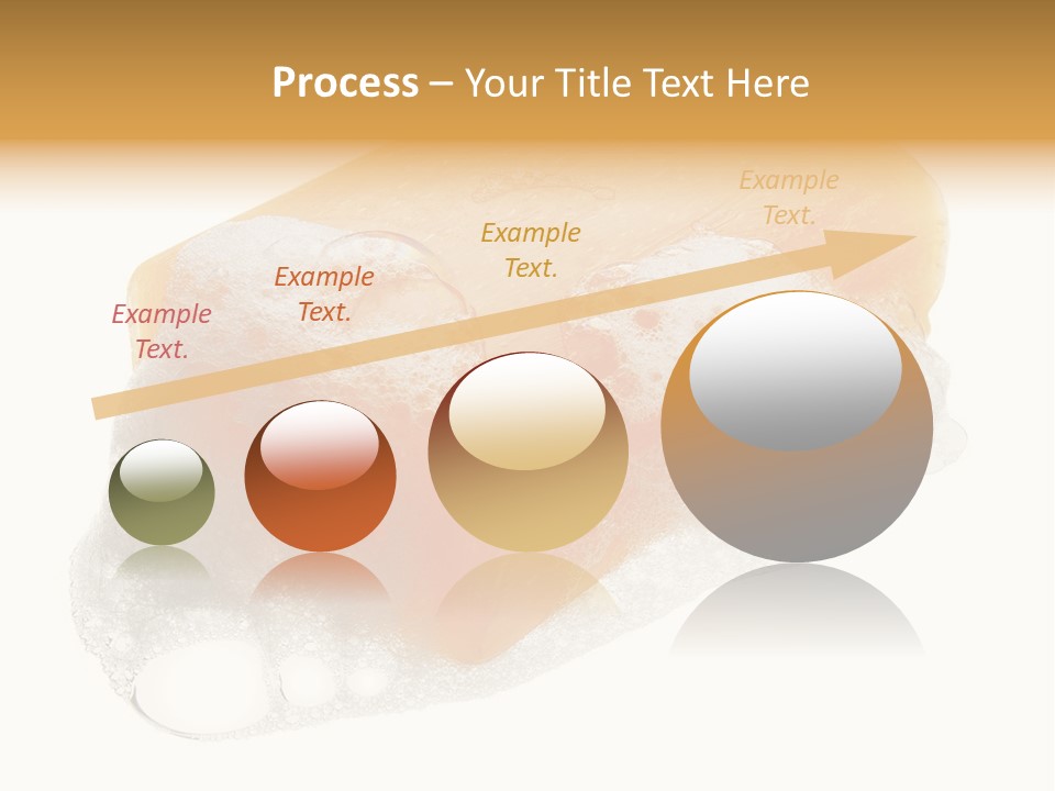 A Piece Of Soap With Bubbles On It PowerPoint Template