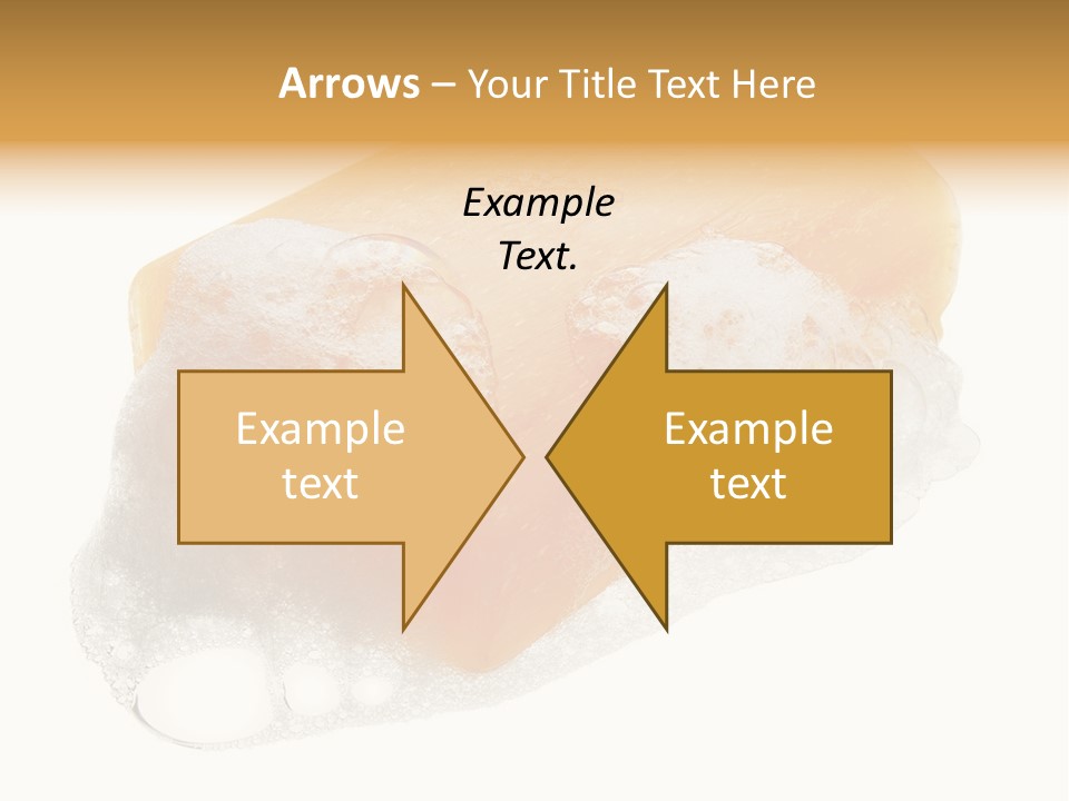 A Piece Of Soap With Bubbles On It PowerPoint Template