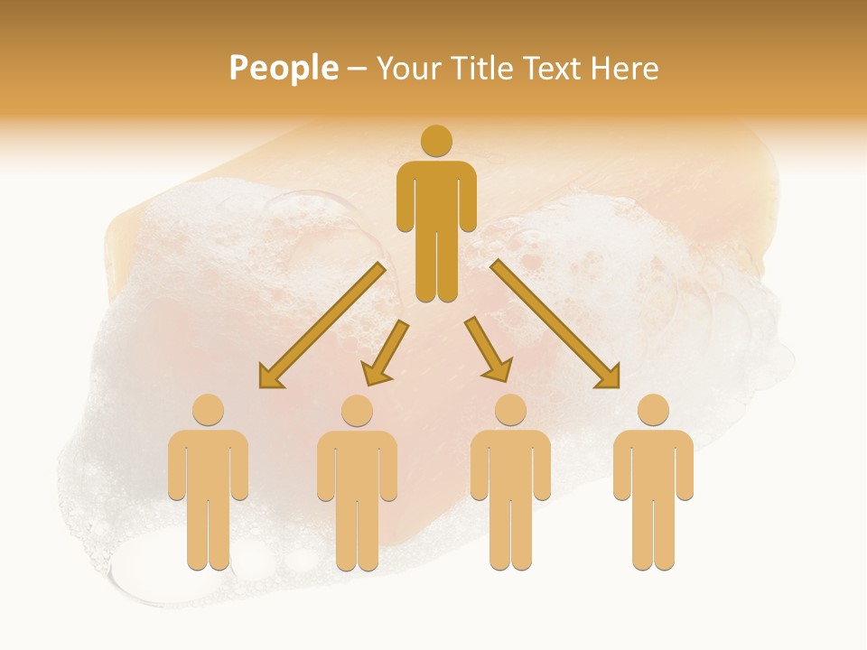 A Piece Of Soap With Bubbles On It PowerPoint Template