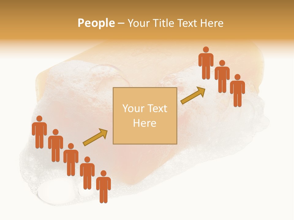 A Piece Of Soap With Bubbles On It PowerPoint Template