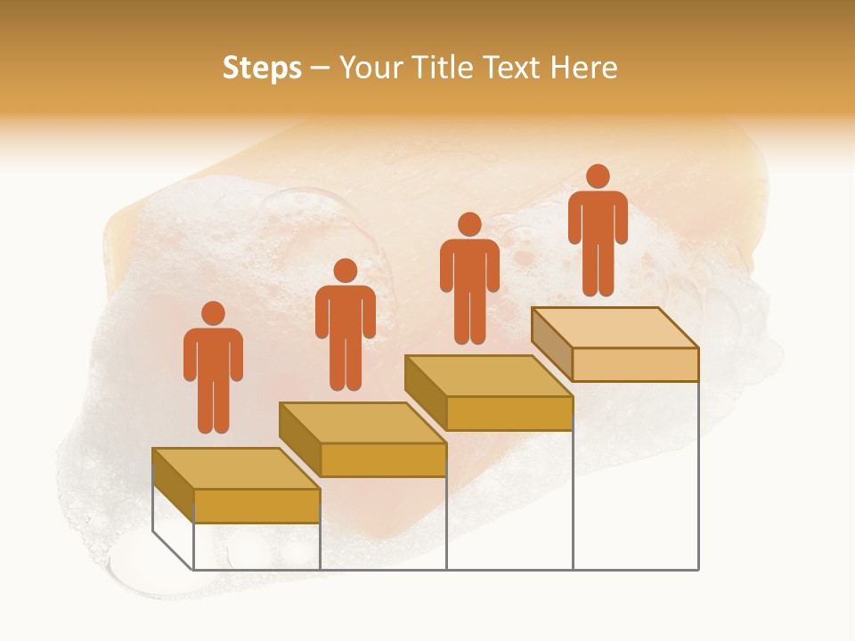 A Piece Of Soap With Bubbles On It PowerPoint Template