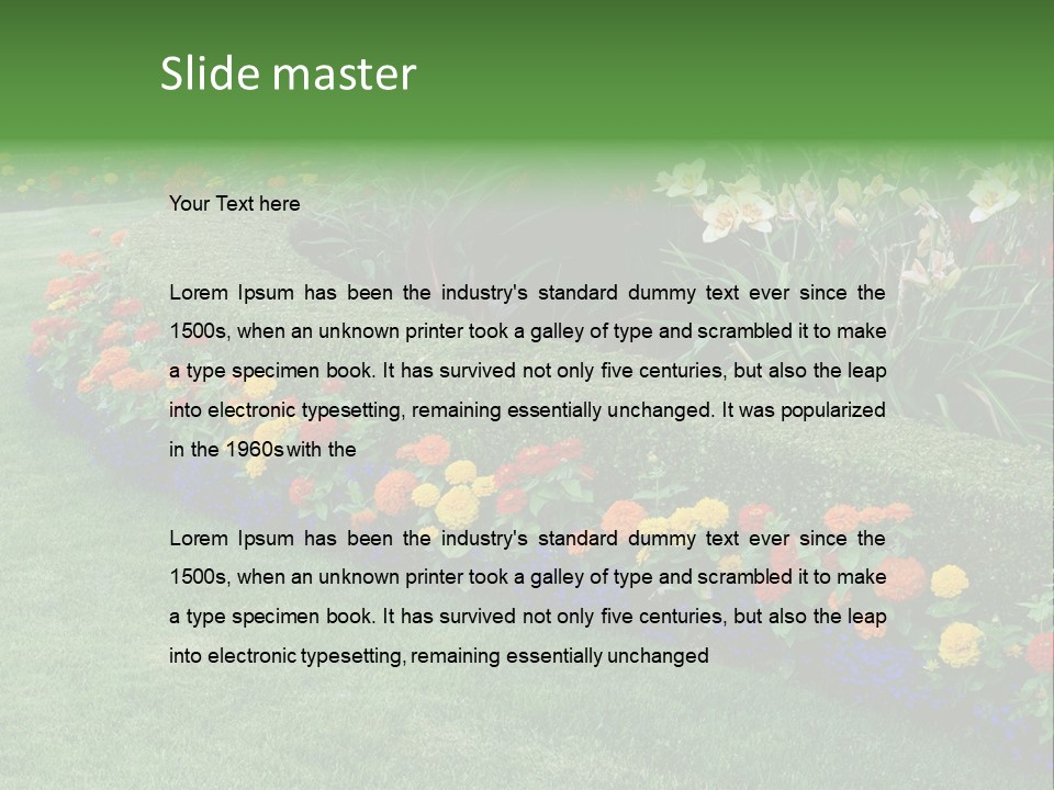 Big Classic Popcorn Glass Bowl PowerPoint Template