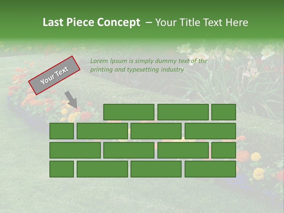 Big Classic Popcorn Glass Bowl PowerPoint Template