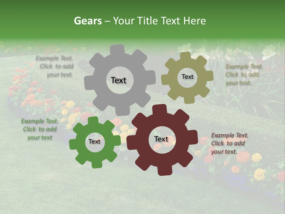 Big Classic Popcorn Glass Bowl PowerPoint Template