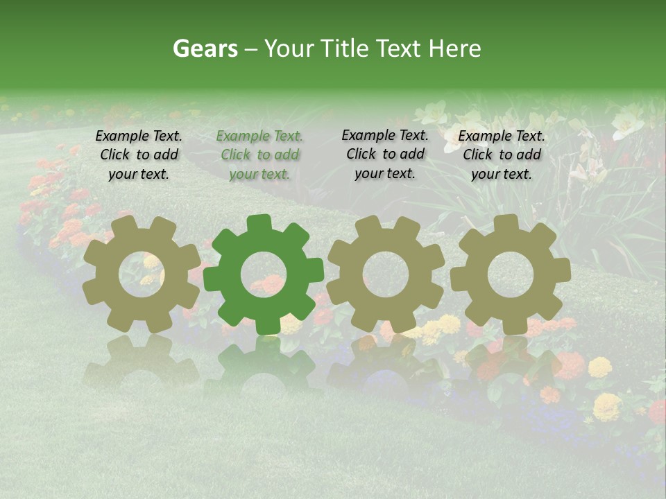 Big Classic Popcorn Glass Bowl PowerPoint Template