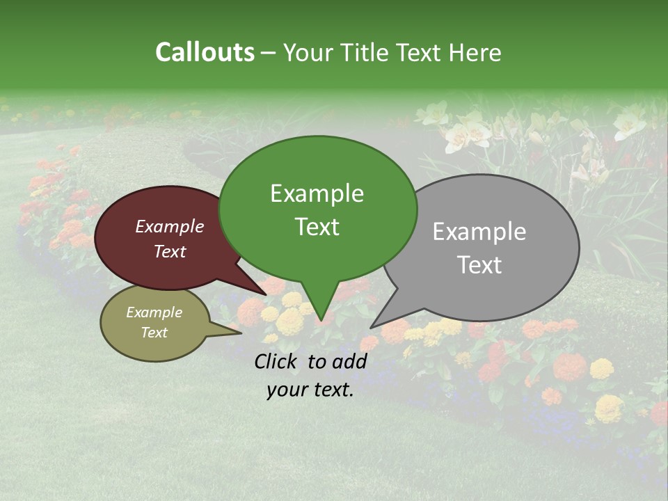 Big Classic Popcorn Glass Bowl PowerPoint Template