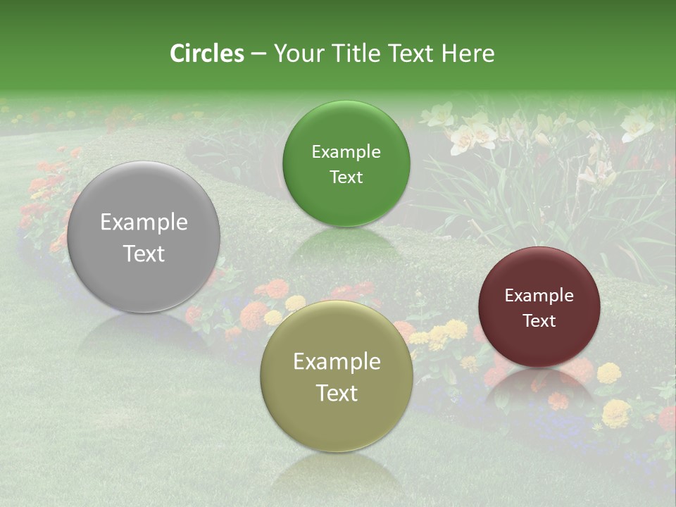 Big Classic Popcorn Glass Bowl PowerPoint Template