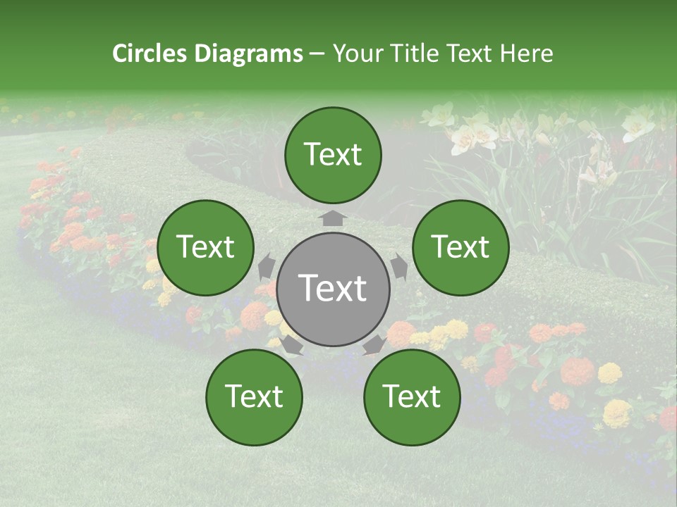 Big Classic Popcorn Glass Bowl PowerPoint Template