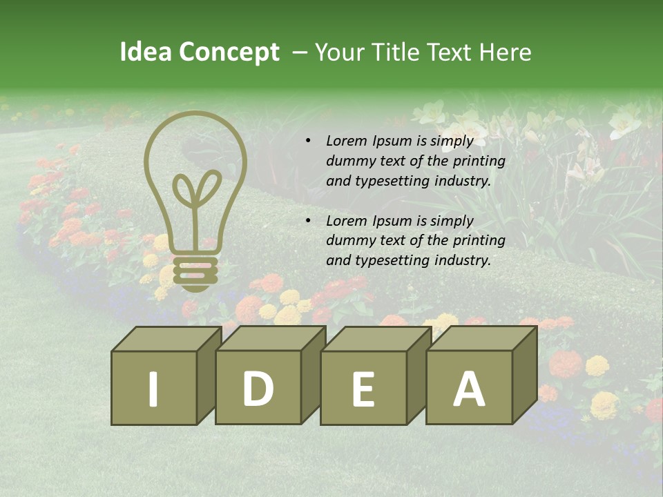 Big Classic Popcorn Glass Bowl PowerPoint Template