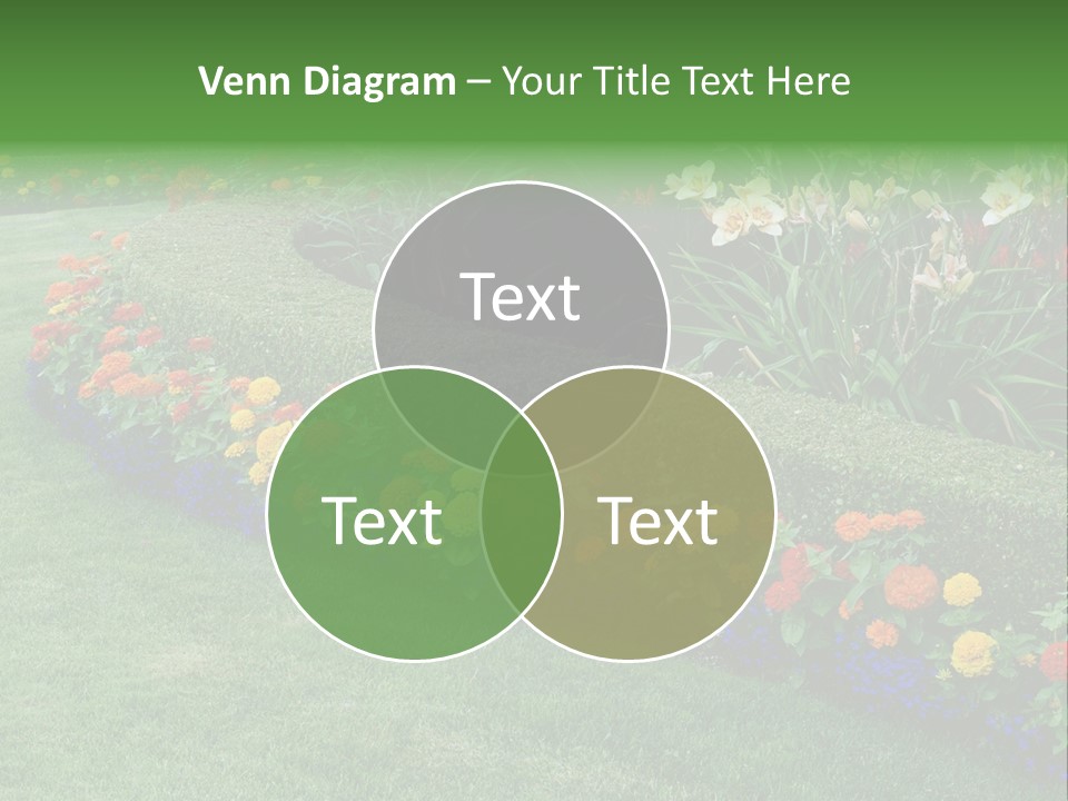 Big Classic Popcorn Glass Bowl PowerPoint Template