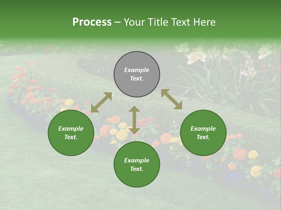 Big Classic Popcorn Glass Bowl PowerPoint Template