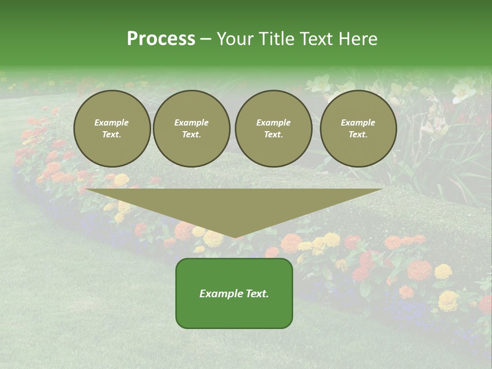 Big Classic Popcorn Glass Bowl PowerPoint Template
