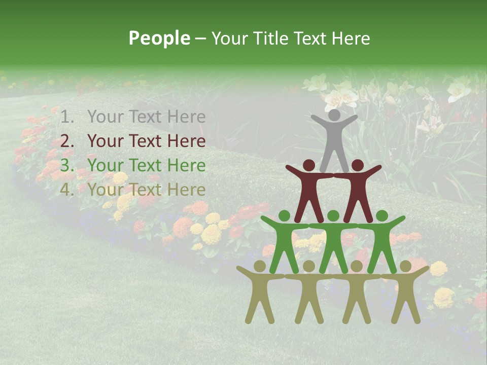 Big Classic Popcorn Glass Bowl PowerPoint Template