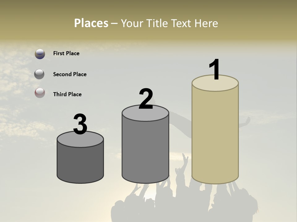 Freedom Team Work Collaboration Concept PowerPoint Template