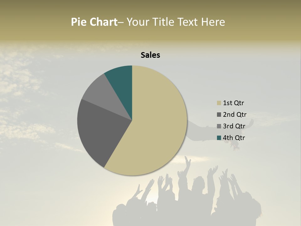 Freedom Team Work Collaboration Concept PowerPoint Template
