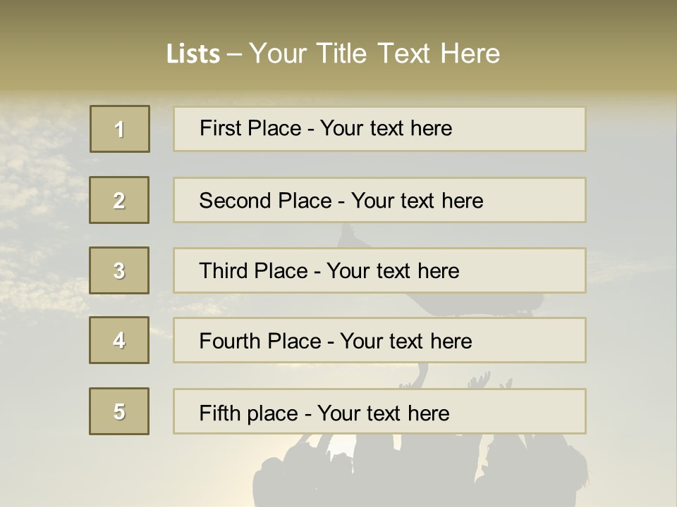 Freedom Team Work Collaboration Concept PowerPoint Template