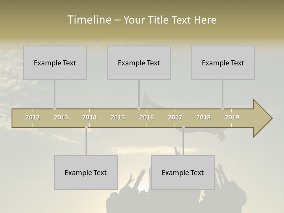 Freedom Team Work Collaboration Concept PowerPoint Template